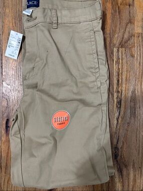 The Children's Place Khaki Stretch Chino Pants - Tan